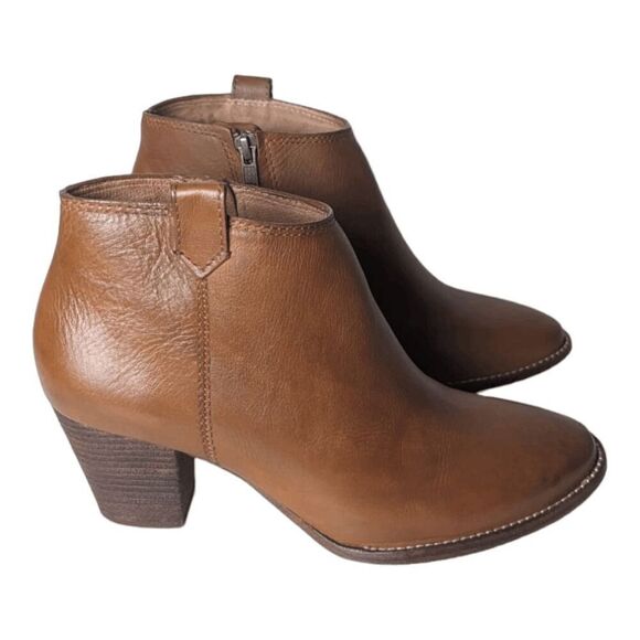 MADEWELL Billie Boot in Cognac Size 7.5 - Picture 3 of 10